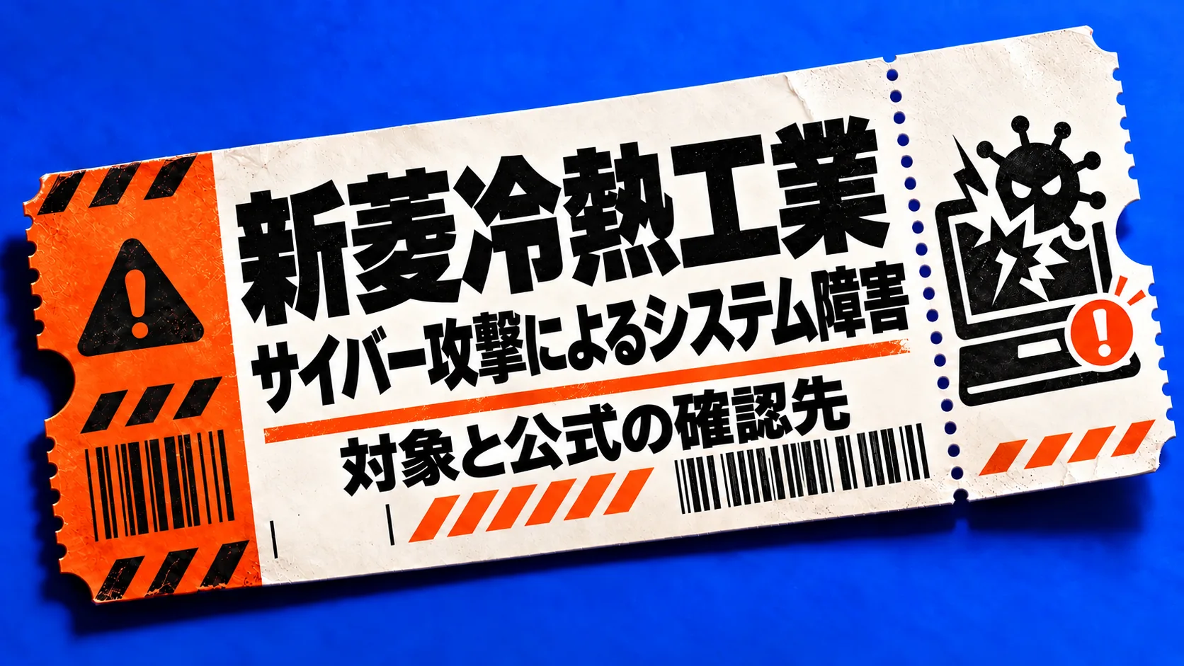 新菱冷熱工業:サイバー攻撃によるシステム障害
